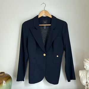 Smythe Navy Duchess Blazer - tailored to size small